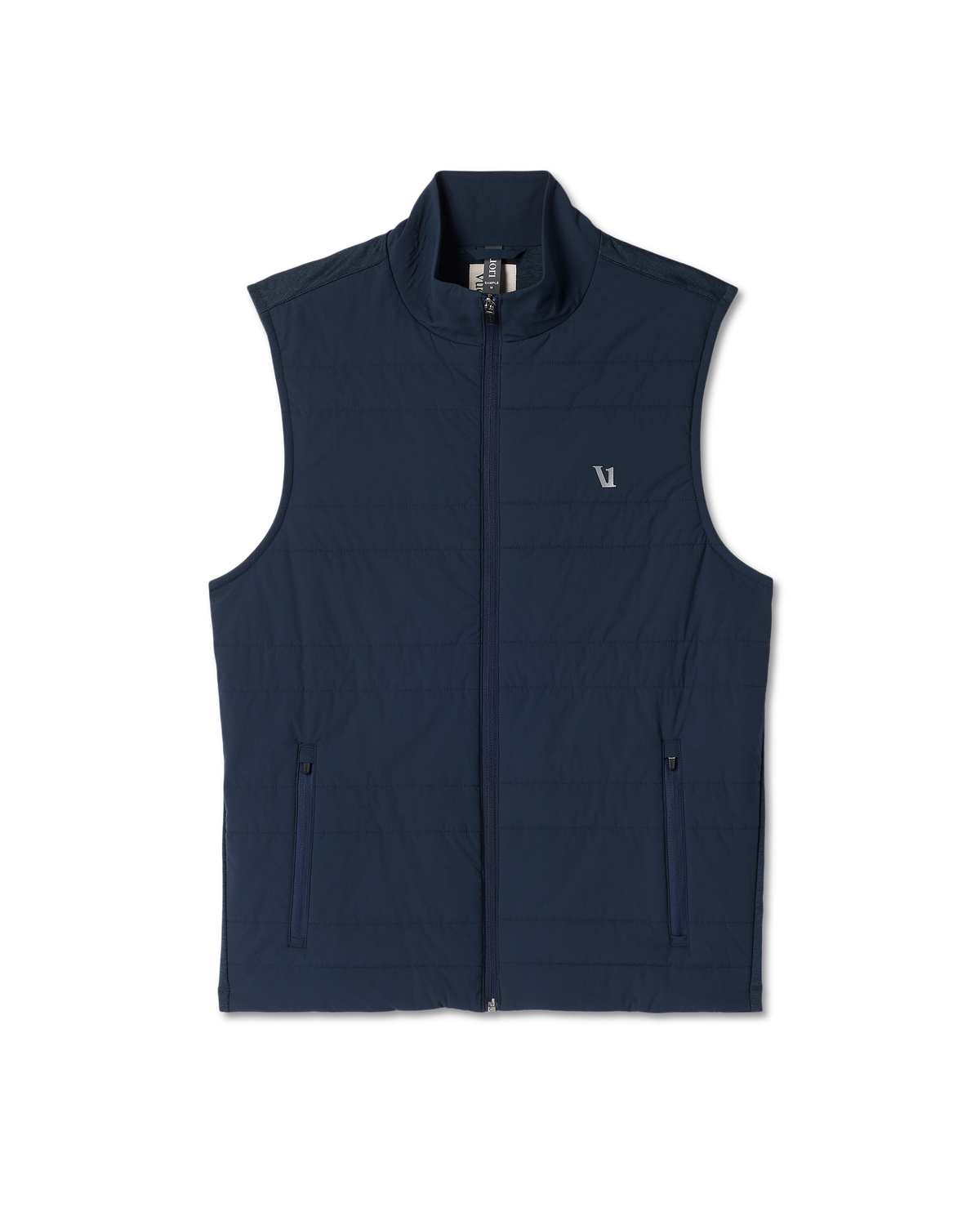 Vuori Sunday Insulated Hybrid Vest Ink Heather Training Vest