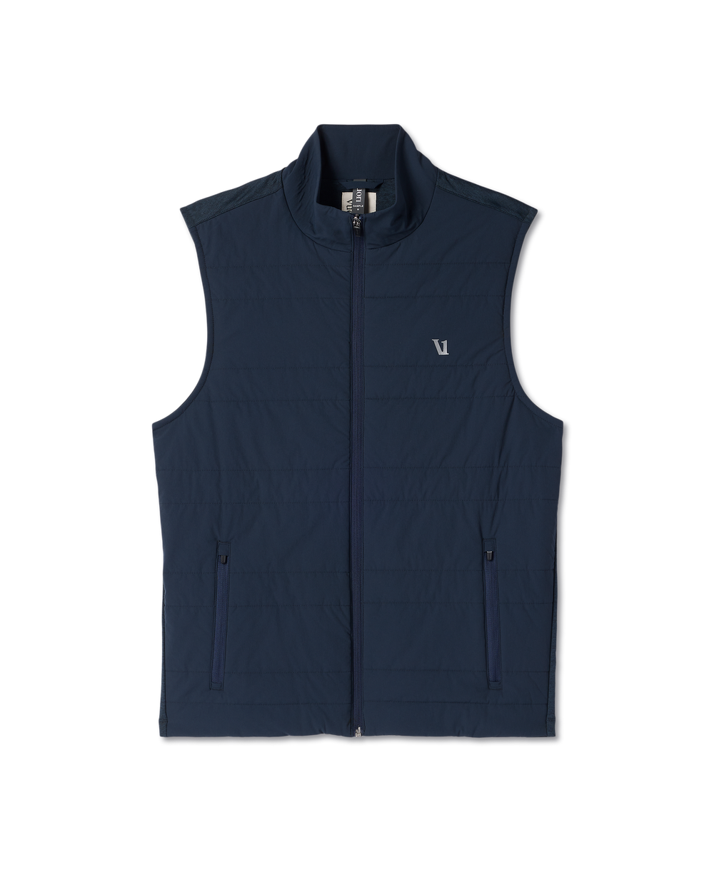 Vuori Sunday Insulated Hybrid Vest Ink Heather Training Vest