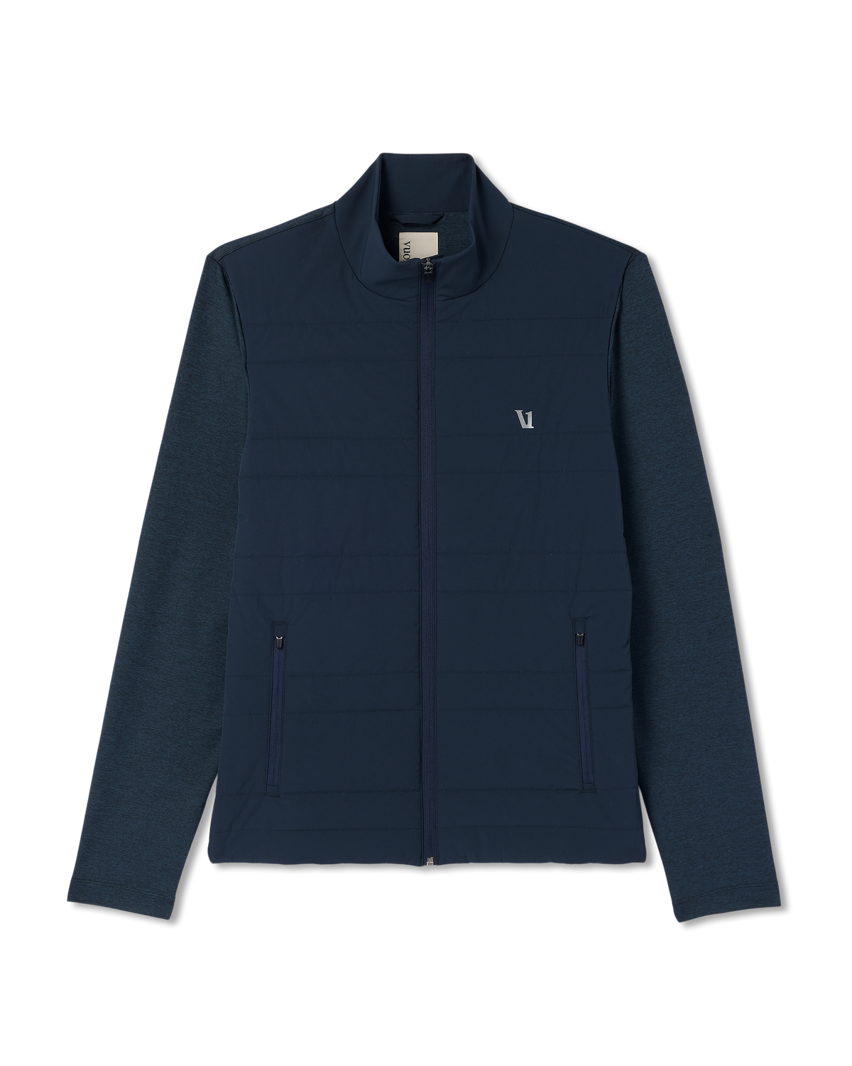 Vuori Sunday Insulated Hybrid Jacket Men's Ink Heather Jacket
