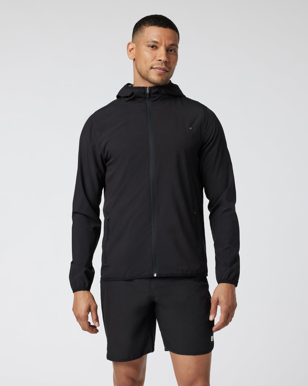 Vuori Outdoor Trainer Shell Men's Black Trainer Jacket