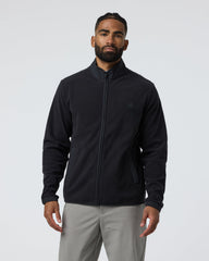Vuori Aspen Full Zip Jacket Black Fleece Jacket