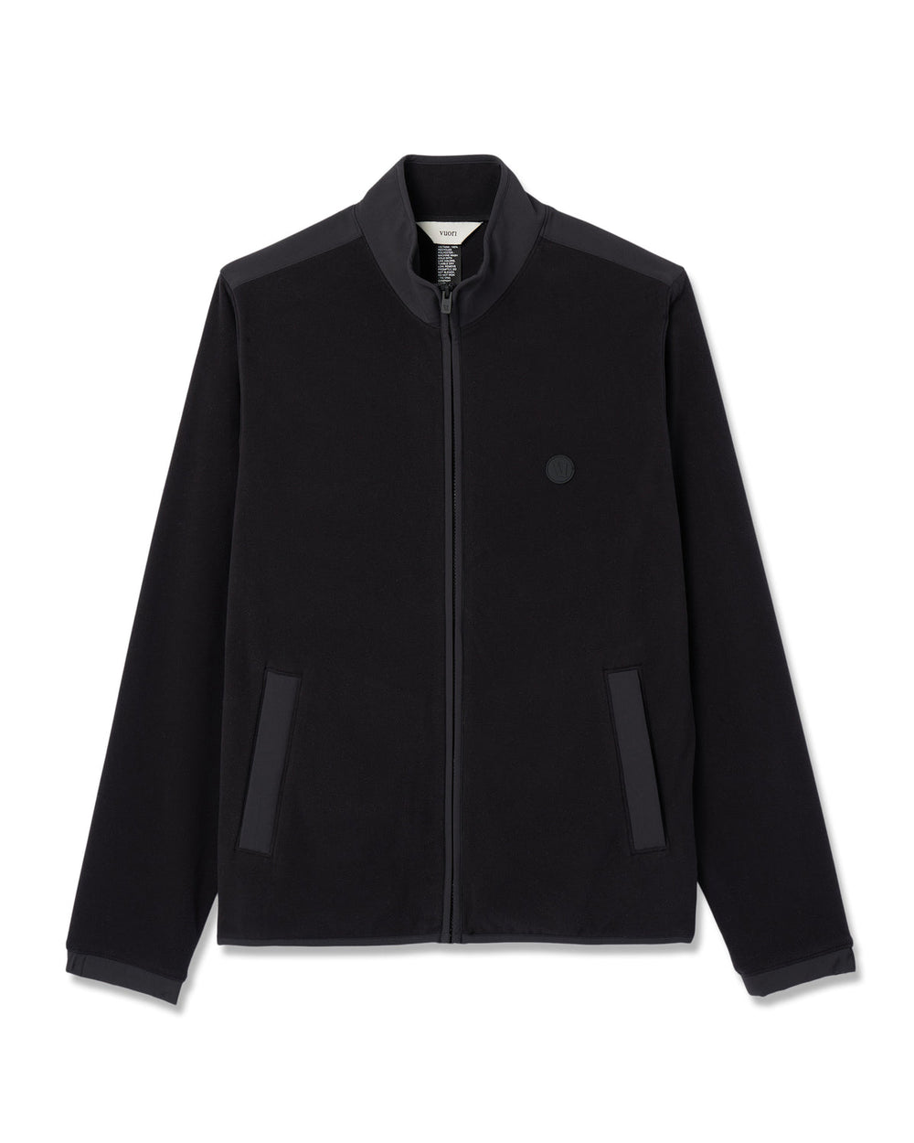 Vuori Aspen Full Zip Jacket Black Fleece Jacket