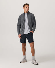 Vuori Aspen FZ Jacket Men's Heather Grey Full-Zip Jacket