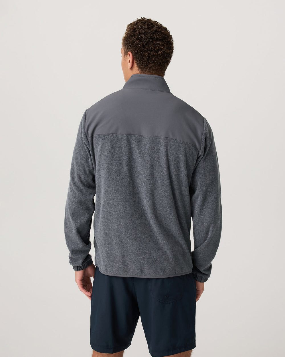 Vuori Aspen FZ Jacket Men's Heather Grey Full-Zip Jacket