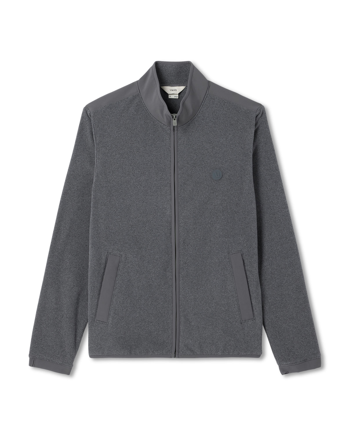 Vuori Aspen FZ Jacket Men's Heather Grey Full-Zip Jacket