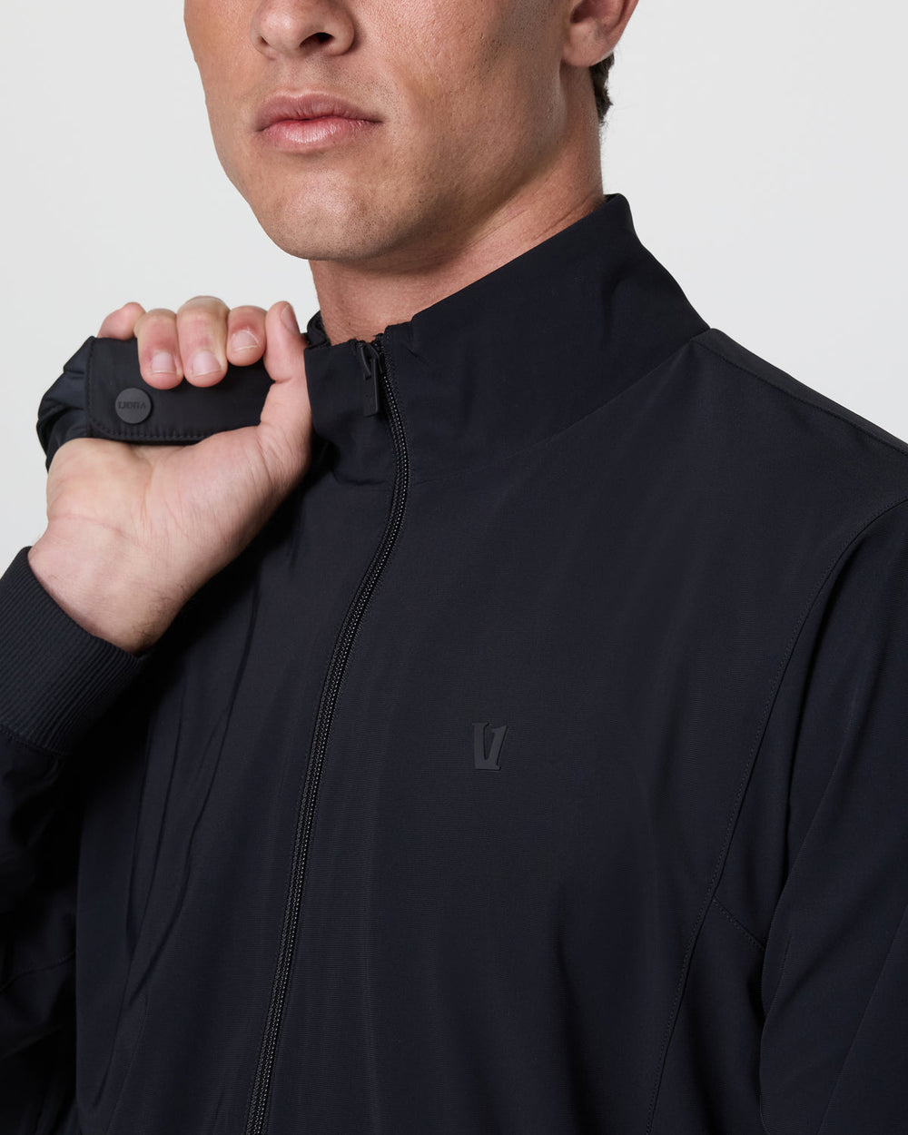 Vuori Fleet Jacket Men's Black Lightweight Jacket