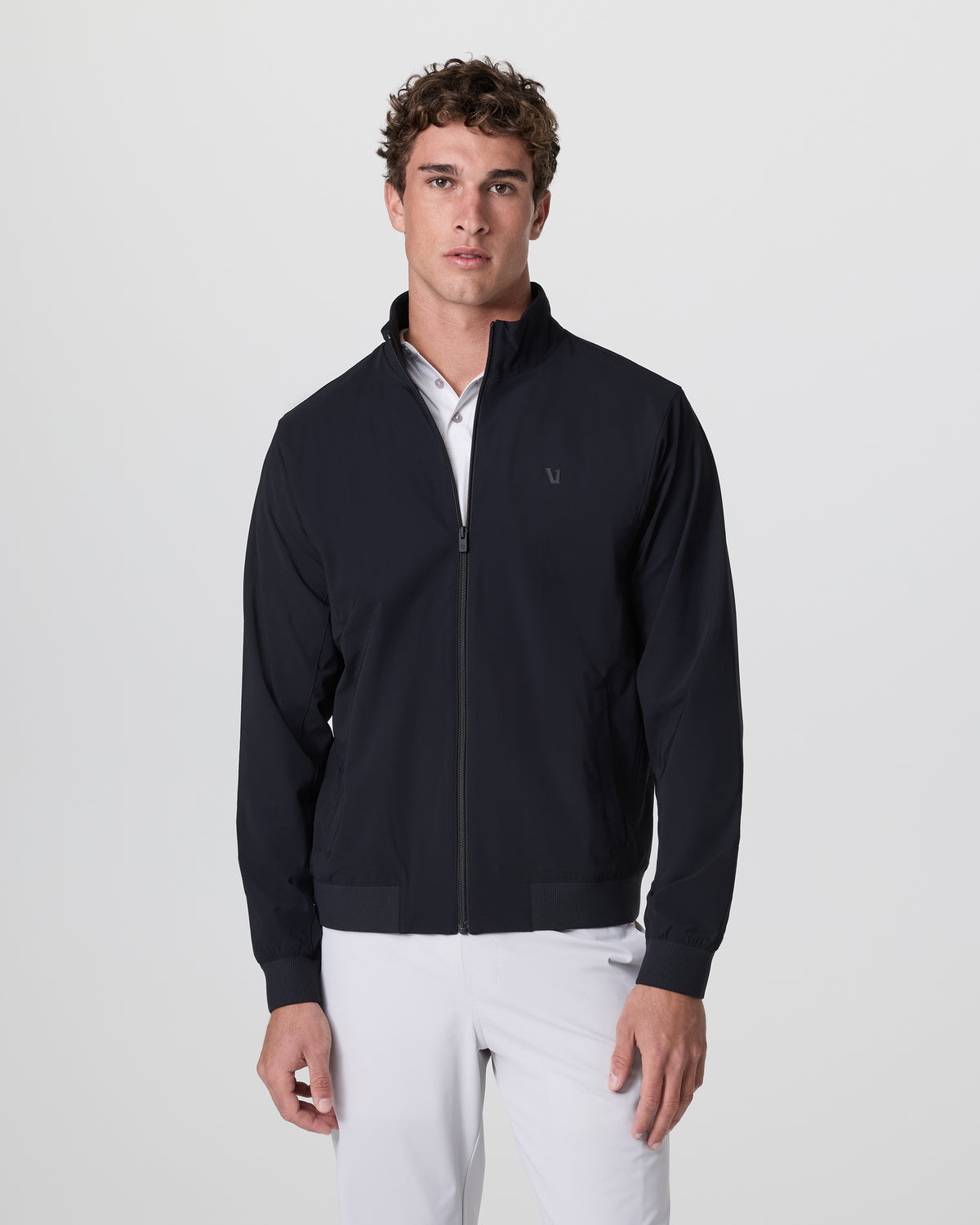 Vuori Fleet Jacket Men's Black Lightweight Jacket