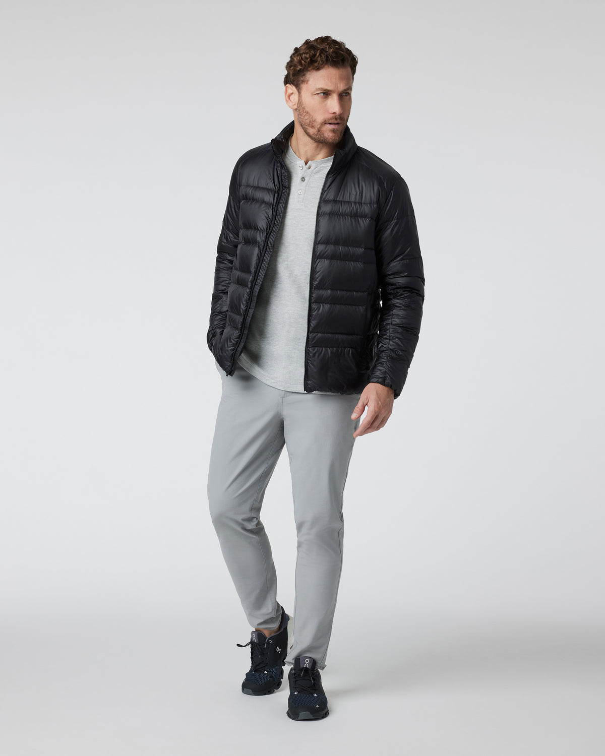 Vuori Coordinate Down Jacket Men's Black Insulated Jacket