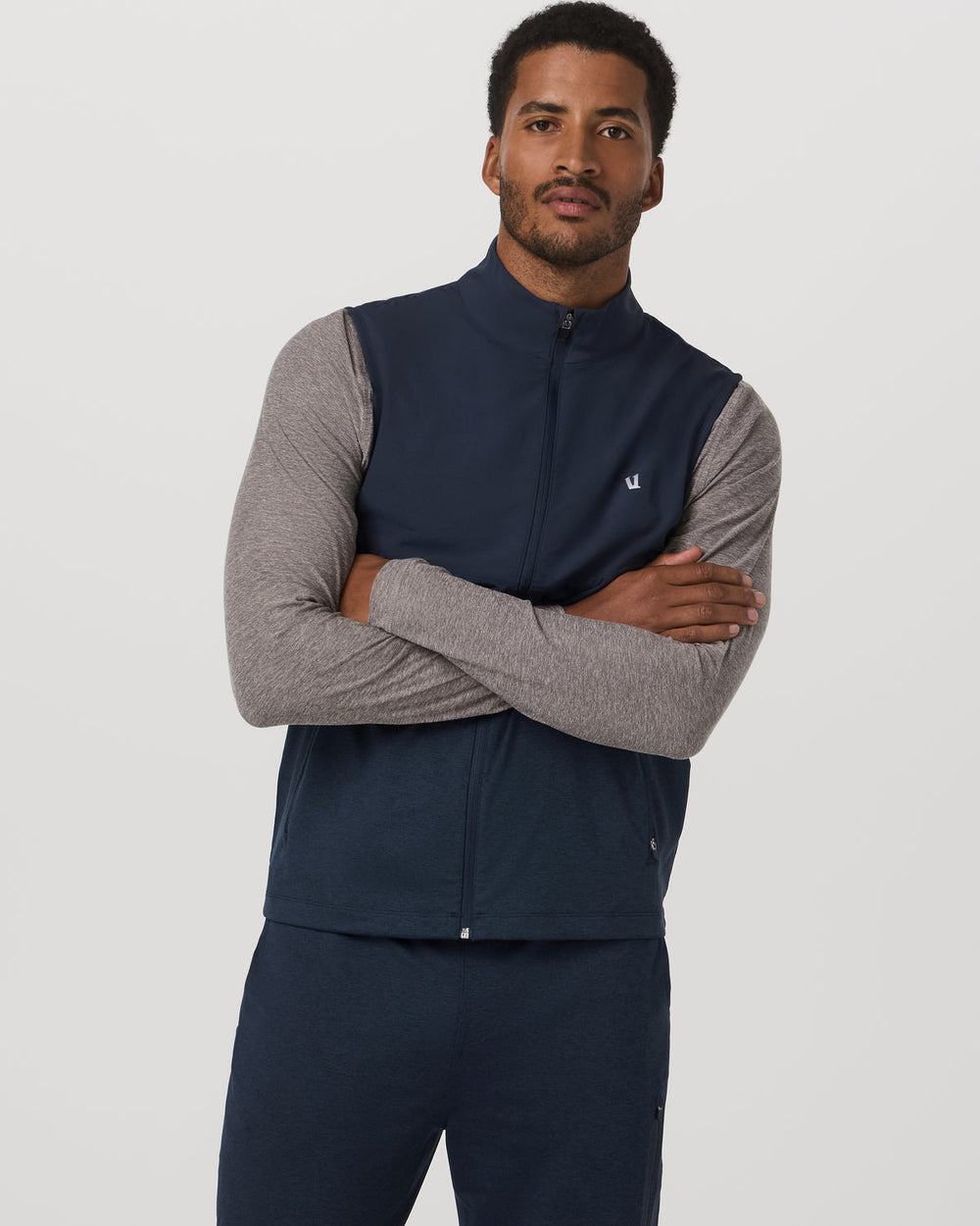 Vuori Sunday Element Vest Men's Ink Heather Vest