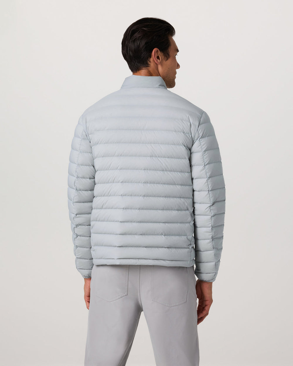 Vuori Steadfast Insulated Full Zip Jacket Men's Sea Fog Jacket