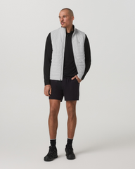 Vuori Sunday Insulated Hybrid Vest Frost Grey Training Vest