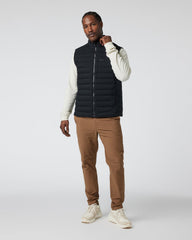 Vuori Steadfast Insulated Vest Men's Black Down Vest