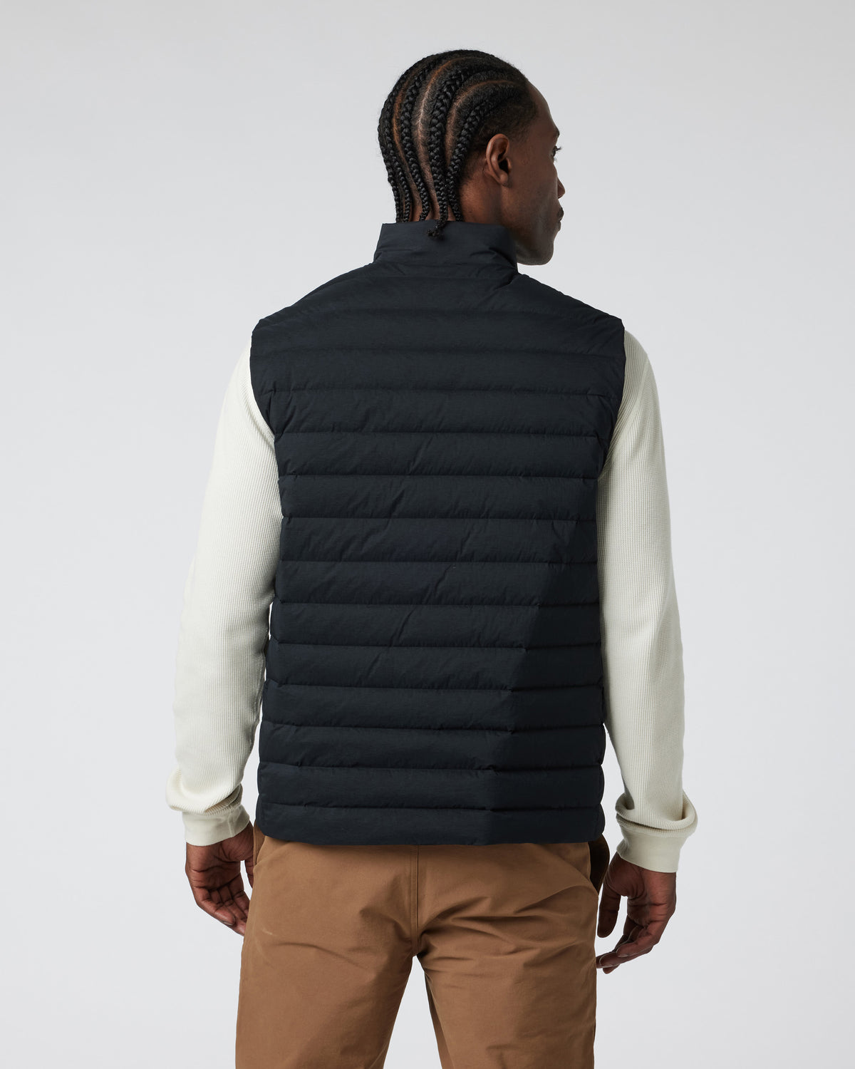 Vuori Steadfast Insulated Vest Men's Black Down Vest