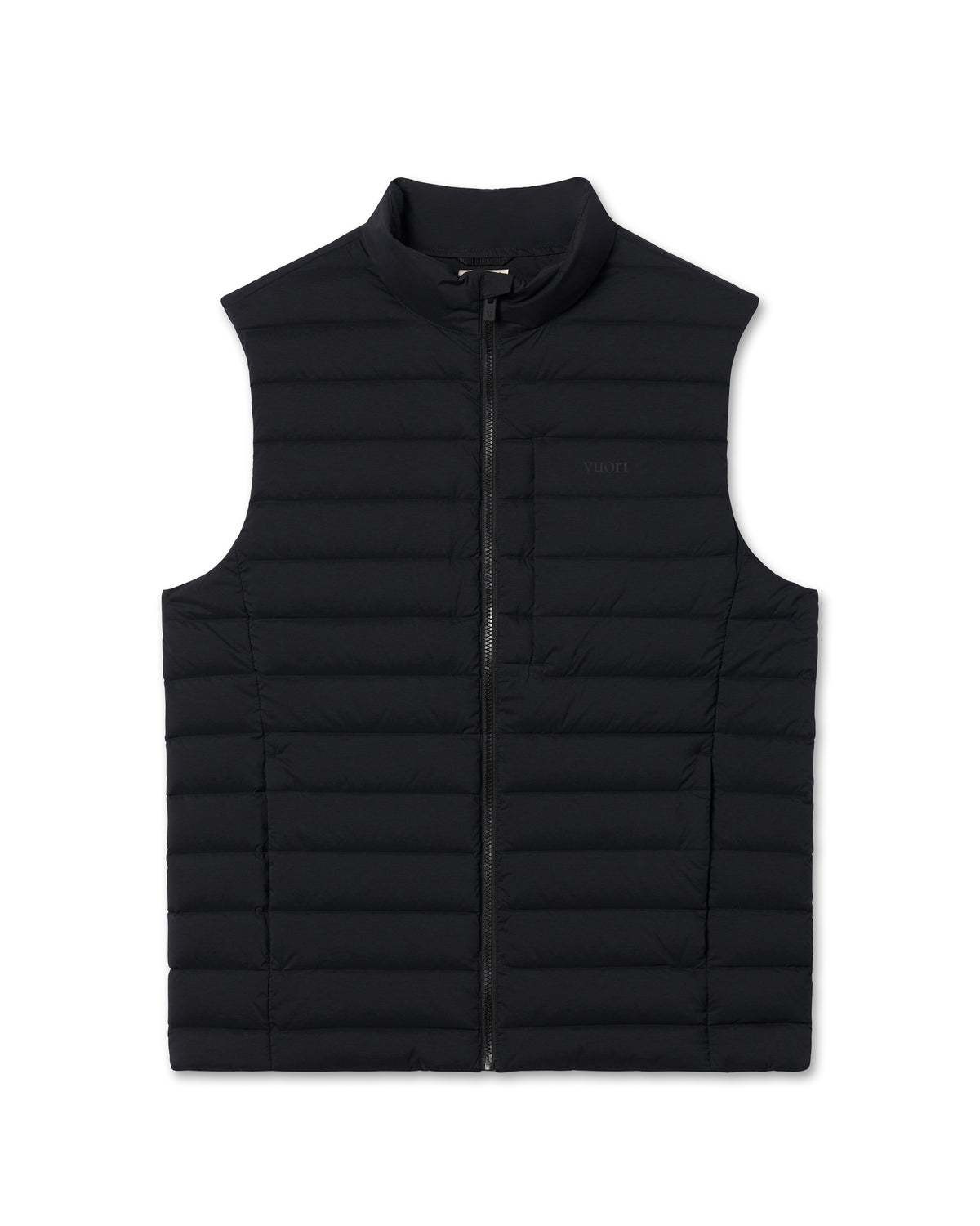 Vuori Steadfast Insulated Vest Men's Black Down Vest