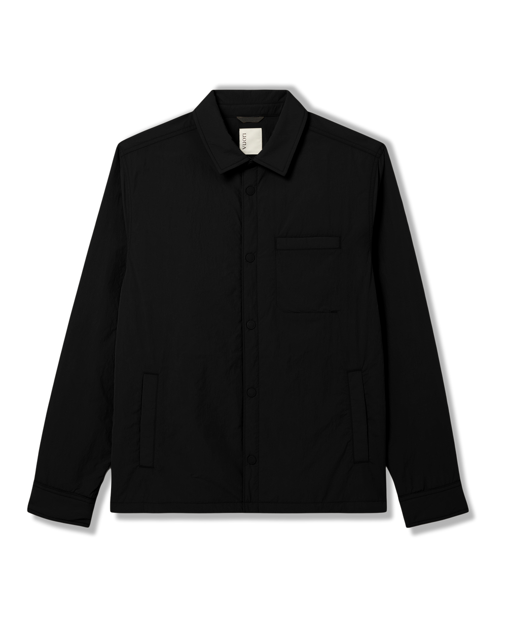 Vuori Nomad Insulated Shirt Jacket Men's Black Jacket