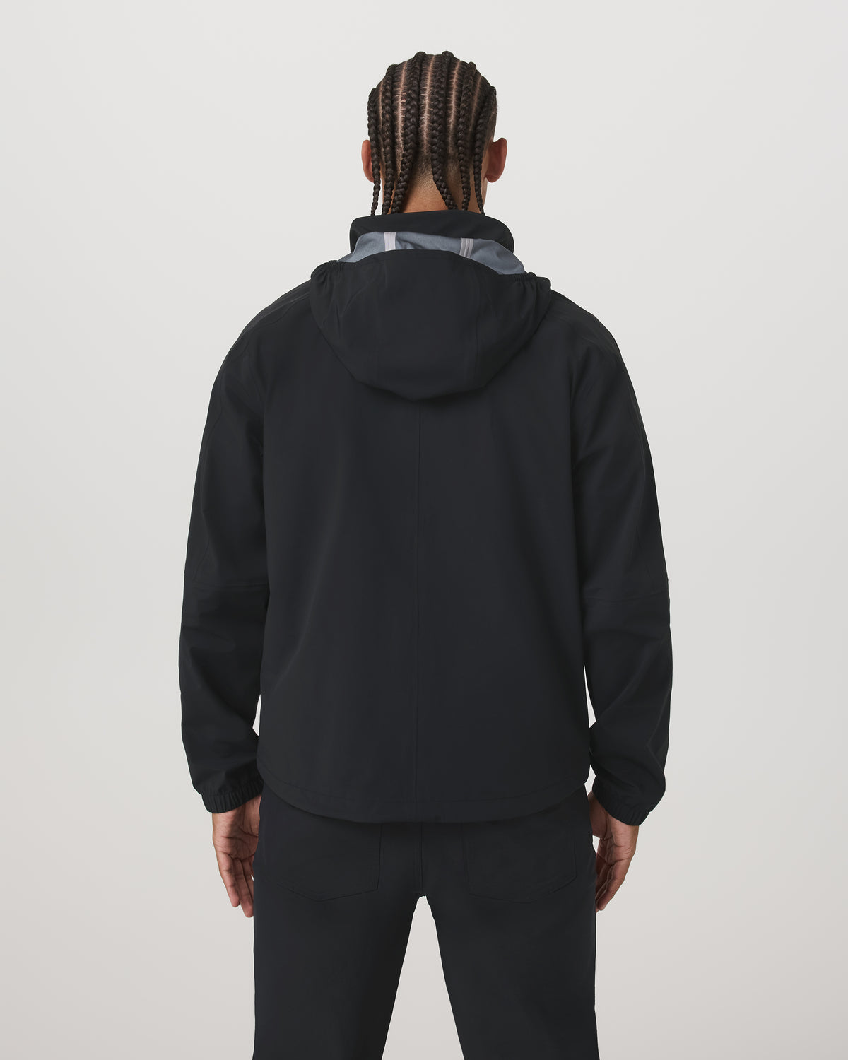 Vuori Stormbreak Jacket Black Lightweight Waterproof Jacket
