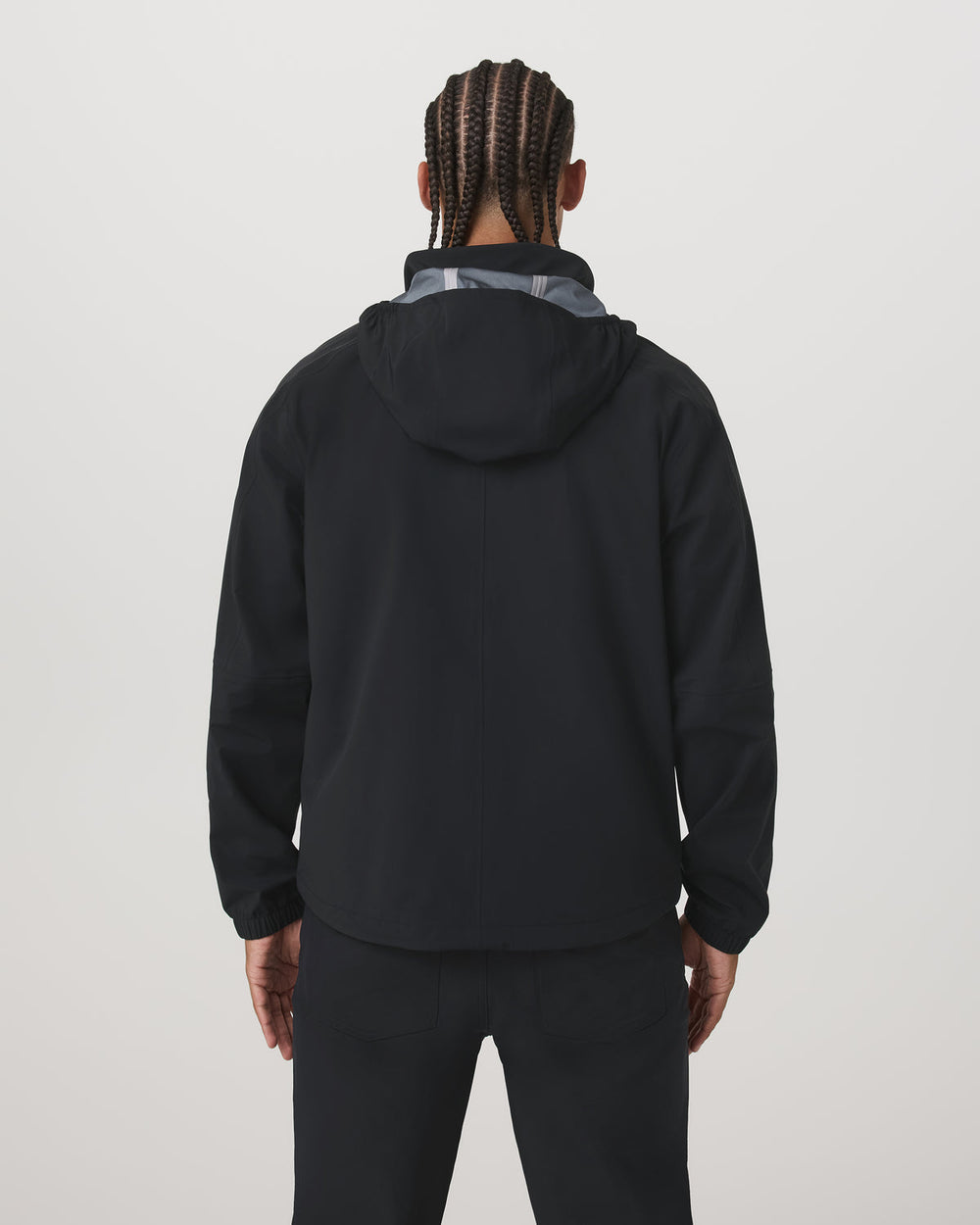 Vuori Stormbreak Jacket Black Lightweight Waterproof Jacket