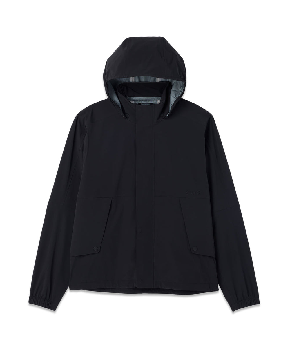 Vuori Stormbreak Jacket Black Lightweight Waterproof Jacket