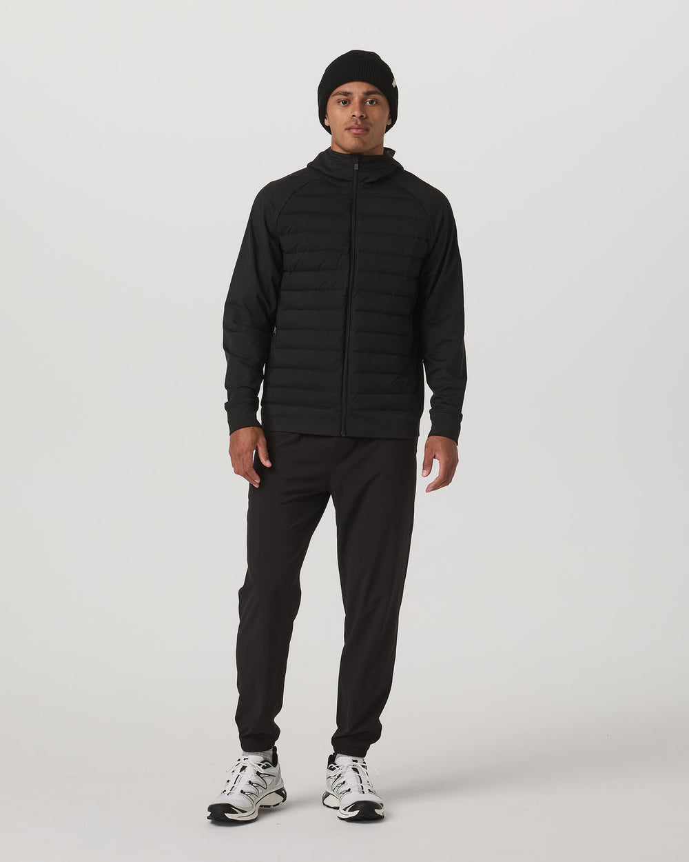 Vuori Steadfast Insulated Hybrid Men's Black Down Jacket