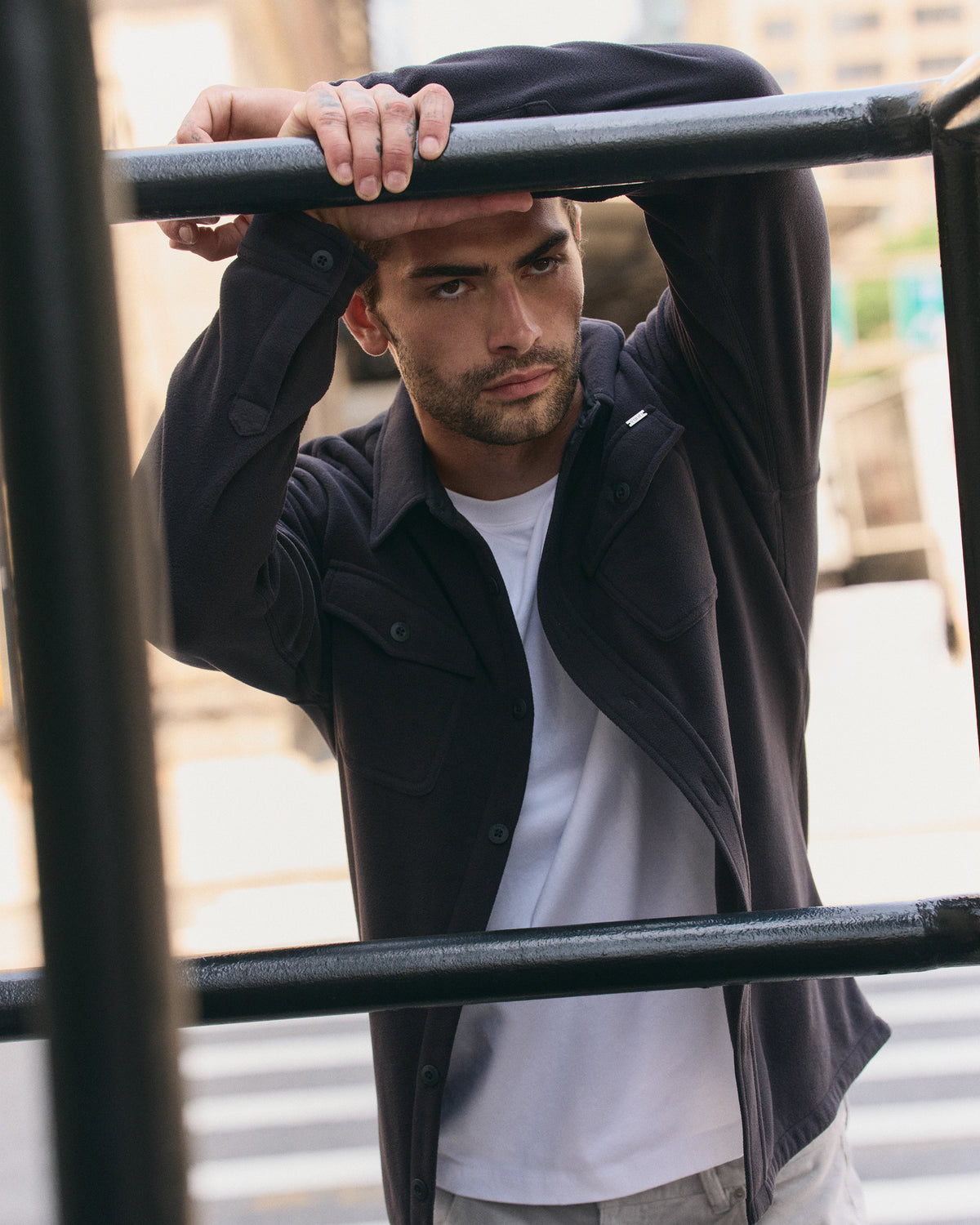Vuori Aspen Shirt Jacket Black