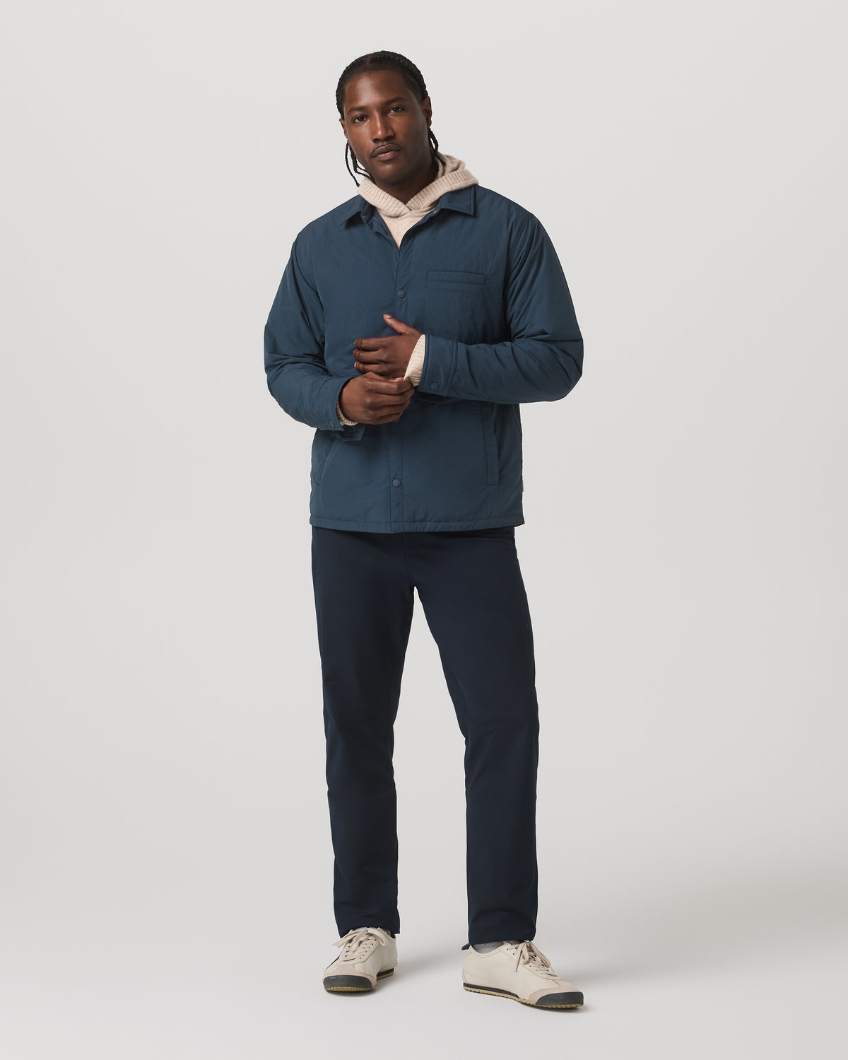 Vuori Nomad Insulated Shirt Jacket Men's Ink Jacket