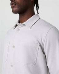 Vuori Coronado Shirt Jacket Salt Heather