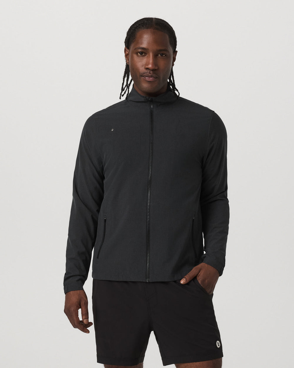 Vuori Venture Track Jacket Men's Black Track Jacket