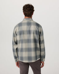 Vuori Range Shirt Jacket 2.0 Men's Mushroom Plaid Jacket
