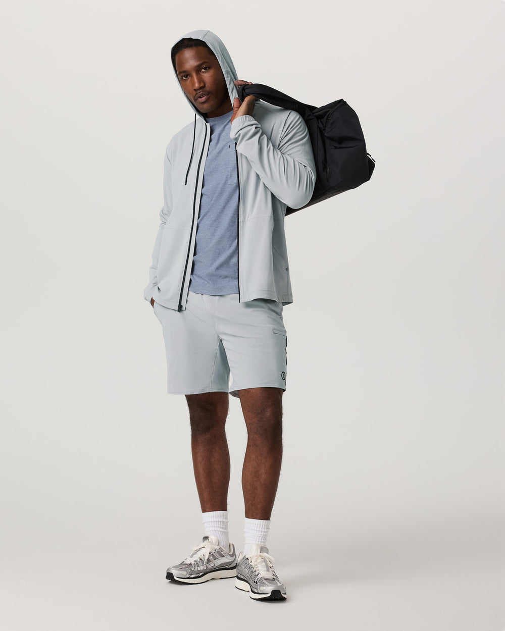 Vuori Elevate Kore Jacket Men's Sea Fog Fitness Jacket