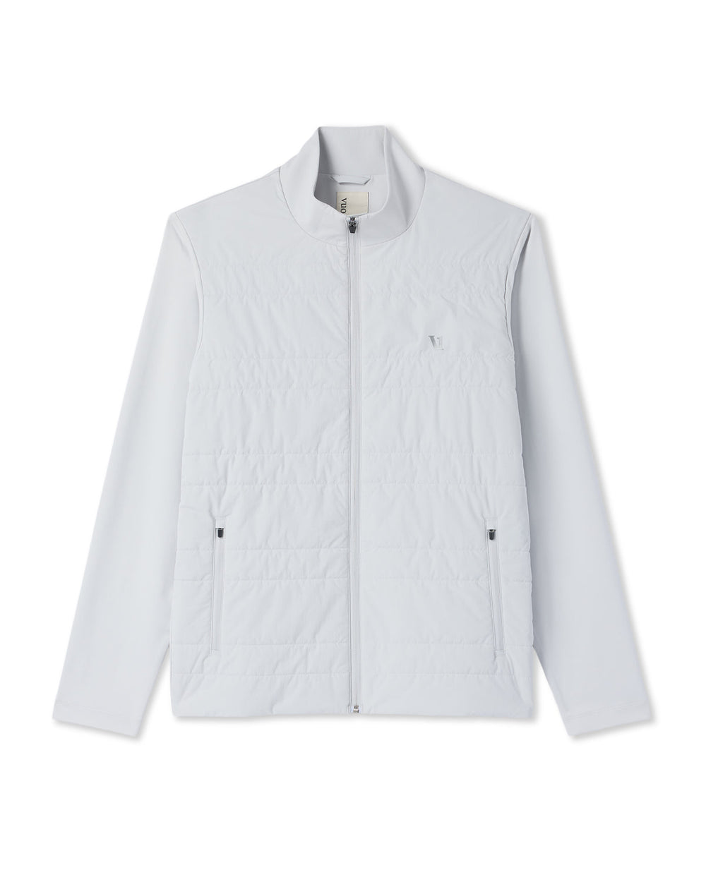 Vuori Sunday Insulated Hybrid Jacket Men's Frost Grey Jacket