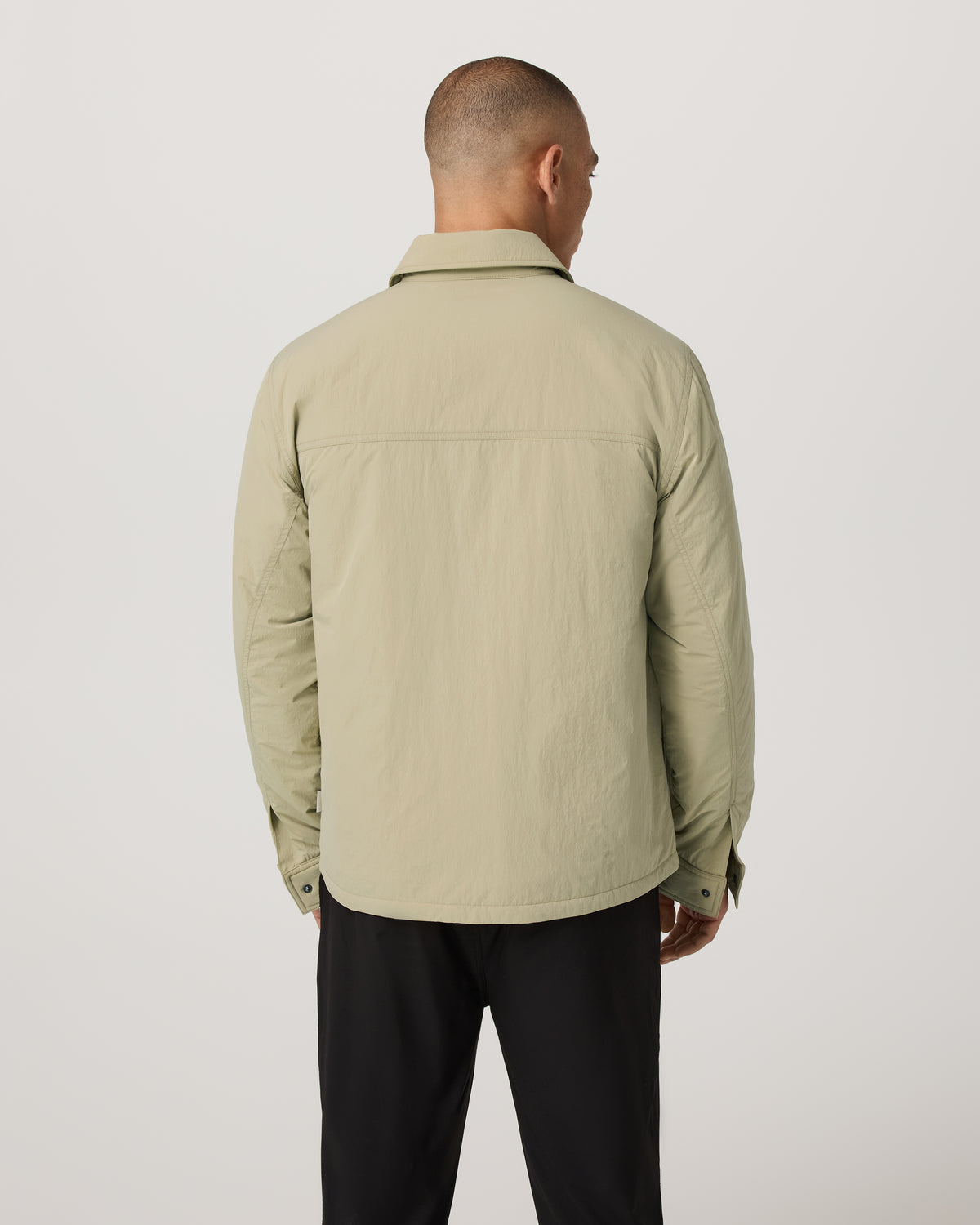 Vuori Nomad Insulated Shirt Jacket Men's Celery Seed Jacket