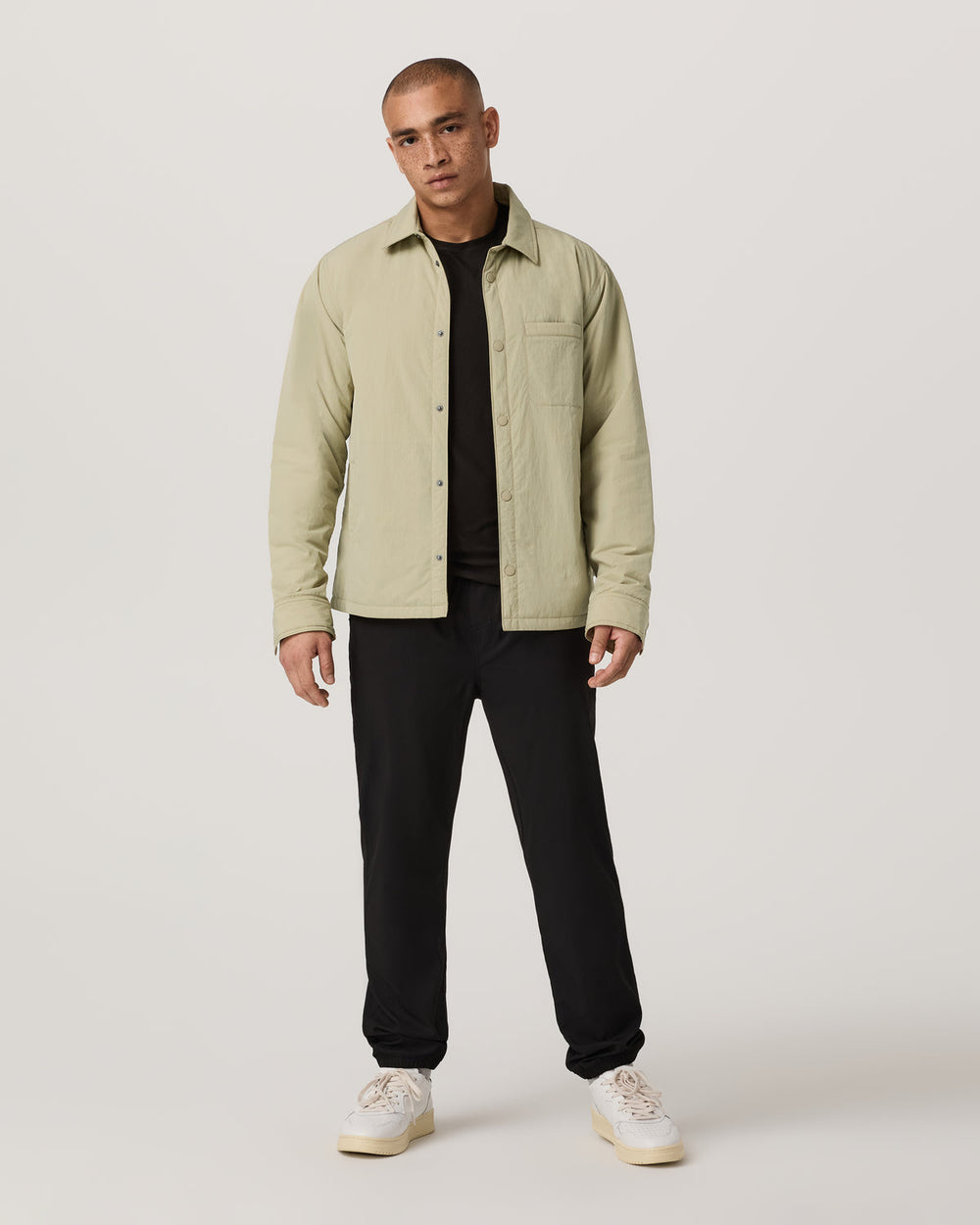 Vuori Nomad Insulated Shirt Jacket Men's Celery Seed Jacket