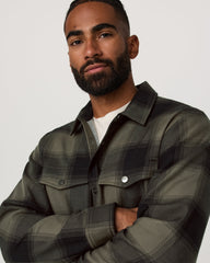 Vuori Range Shirt Jacket 2.0 Men's Oregano Plaid Jacket