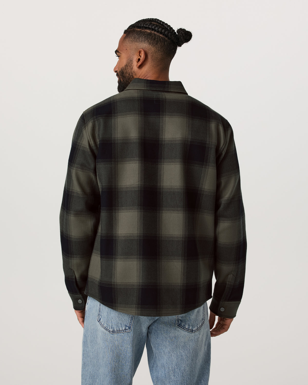Vuori Range Shirt Jacket 2.0 Men's Oregano Plaid Jacket