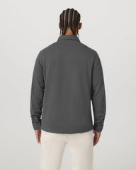 Vuori Waffle Shirt Jacket Men's Versatile Dark Pewter Jacket