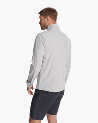Vuori Venture Track Jacket Platinum Linen Texture