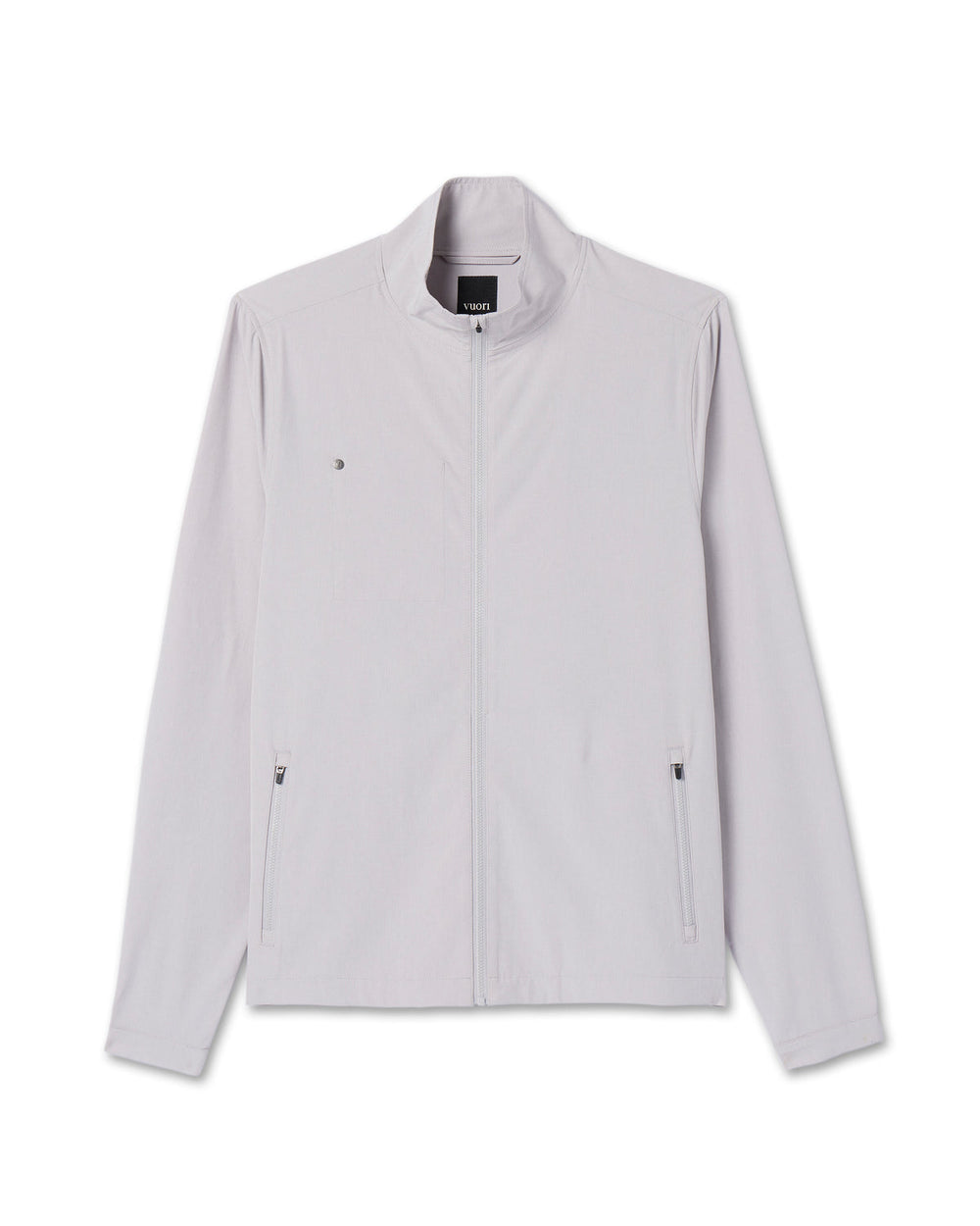 Vuori Venture Track Jacket Platinum Linen Texture
