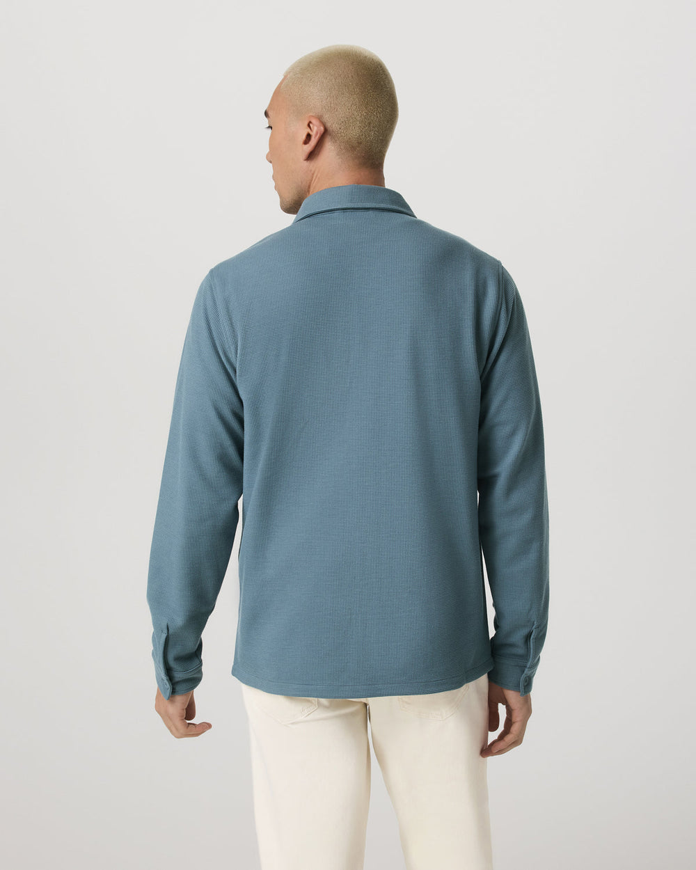 Vuori Waffle Shirt Jacket Versatile Men's Abyss Shirt Jacket