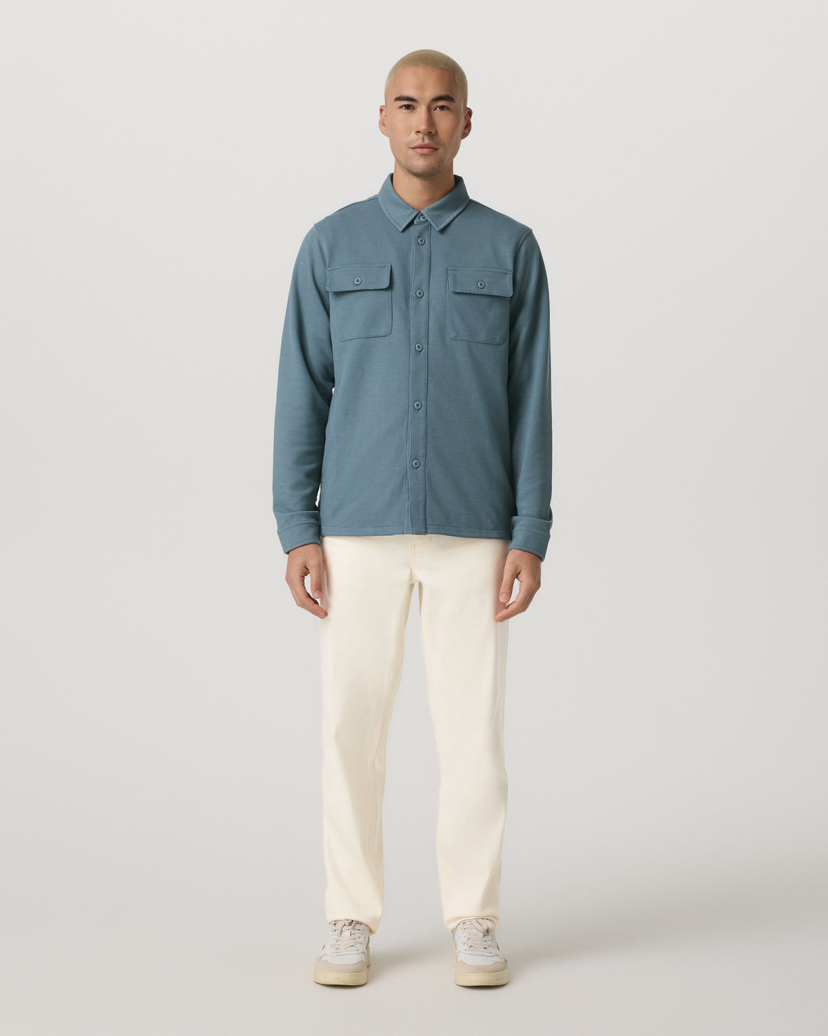 Vuori Waffle Shirt Jacket Versatile Men's Abyss Shirt Jacket