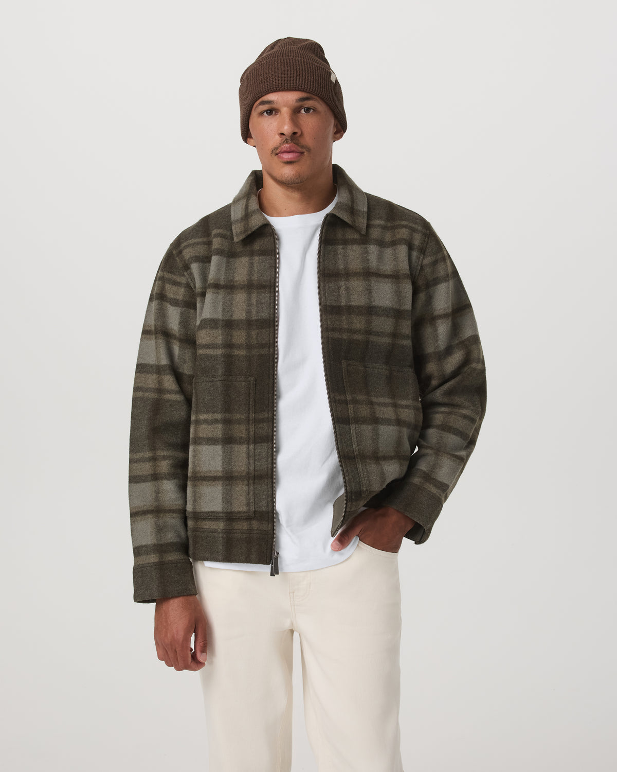 Vuori Ballard Jacket Men's Oregano Fleece Jacket