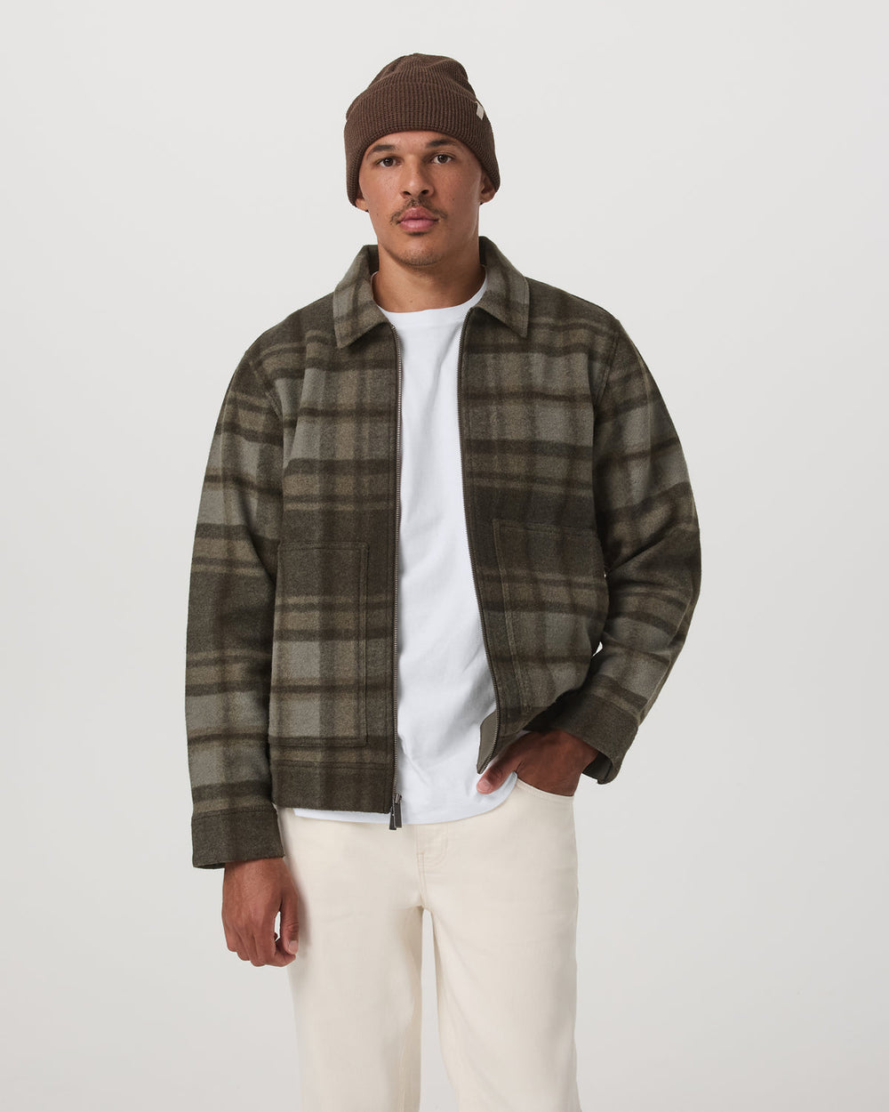 Vuori Ballard Jacket Men's Oregano Fleece Jacket