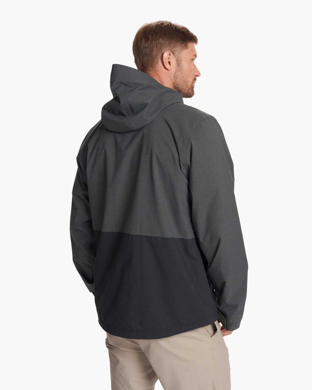 Vuori Oahu Rain Jacket Men's Shale Lightweight Jacket