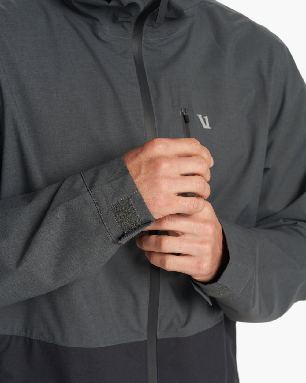 Vuori Oahu Rain Jacket Men's Shale Lightweight Jacket