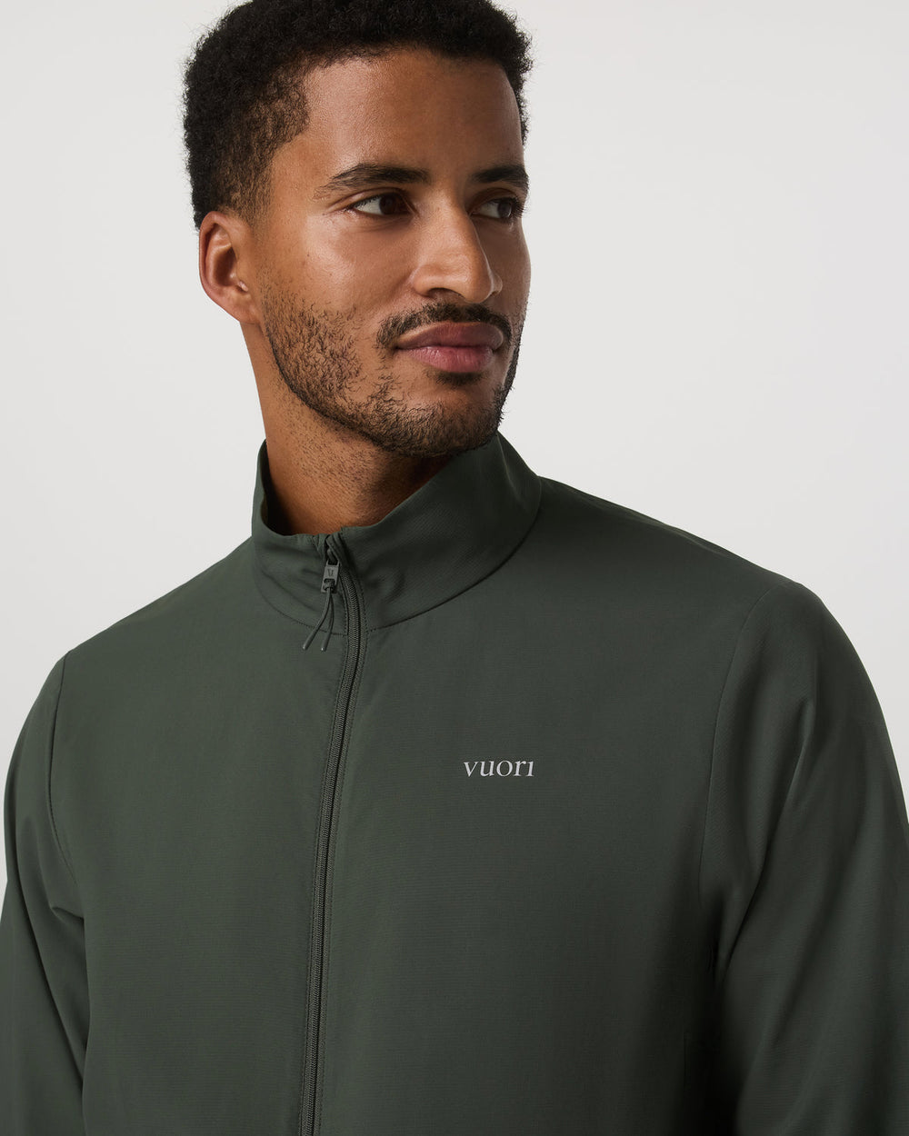 Vuori Terrain Jacket Men's River Rock Lightweight Running Shell