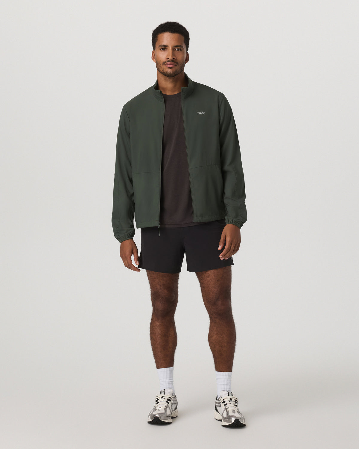 Vuori Terrain Jacket Men's River Rock Lightweight Running Shell