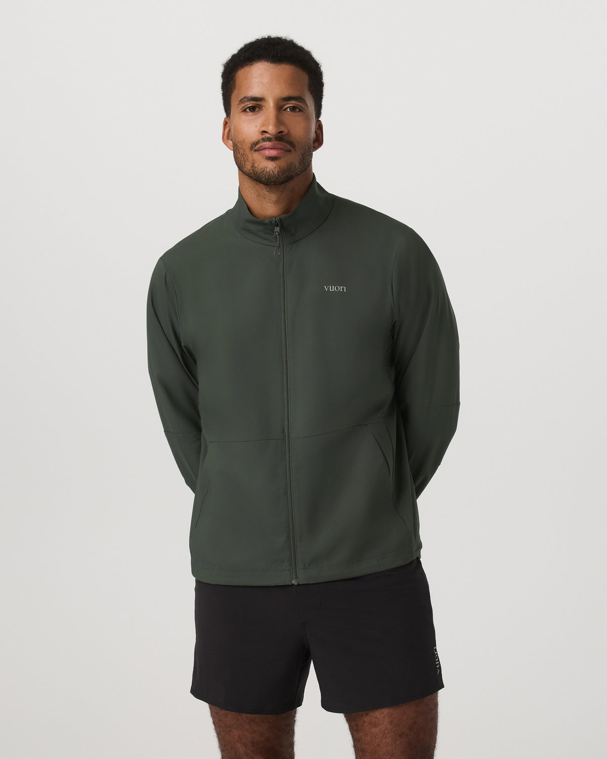 Vuori Terrain Jacket Men's River Rock Lightweight Running Shell