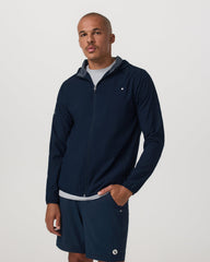 Vuori Outdoor Trainer Shell Men's Lightweight Full-Zip Ink Jacket