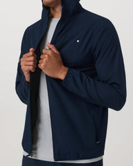 Vuori Outdoor Trainer Shell Men's Lightweight Full-Zip Ink Jacket