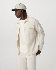 Vuori Waffle Shirt Jacket Versatile Men's Natural Shirt Jacket
