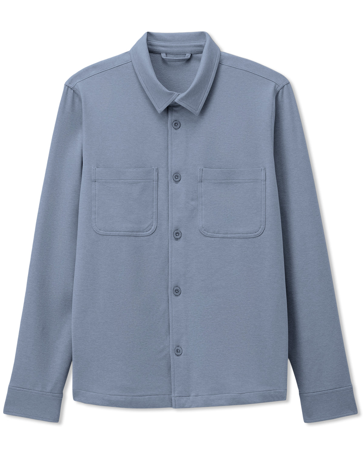 Vuori Coronado Shirt Jacket Men's Slate Blue Heather Jacket